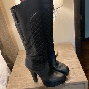 Knee High Quilted Guess Boots